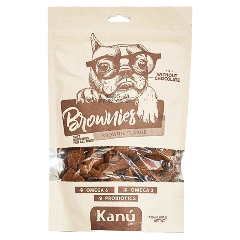 BROWNIES PARA MASCOTAS KANU X 200 GR